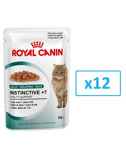 Instinctive +7 w galaretce 12x85g