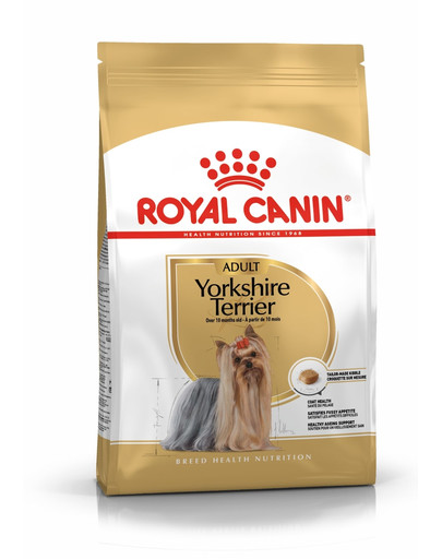 Yorkshire terrier adult 7.5 kg +2.5 kg gratis