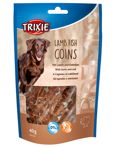 Przysmak PREMIO Lamb Fish Coins dla psa 40 g
