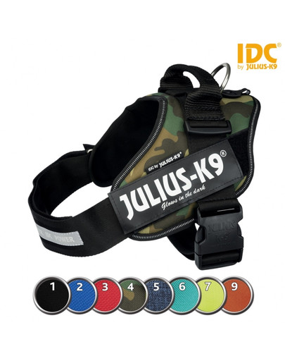 Szelki Julius-K9®, 3/XL: 82–115 cm/50 mm, moro