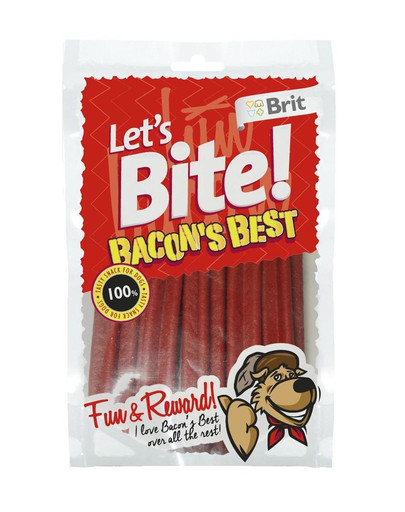 Lets Bite dog bacons best 105 g