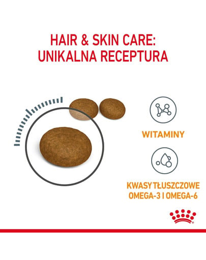 Hair&Skin Care 10 kg karma sucha dla kotów dorosłych, lśniąca sierść i zdrowa skóra