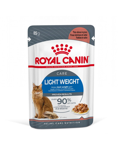ROYAL CANIN Light Weight Care w sosie karma mokra w sosie dla kotów dorosłych z tendencją do nadwagi