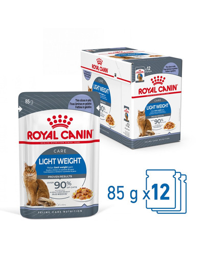 ROYAL CANIN Ultra Light Care w galaretce karma mokra w galaretce dla kotów dorosłych, z tendencją do nadwagi
