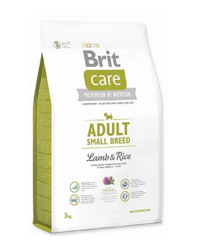 Care Adult Small Breed lamb & rice 3 kg