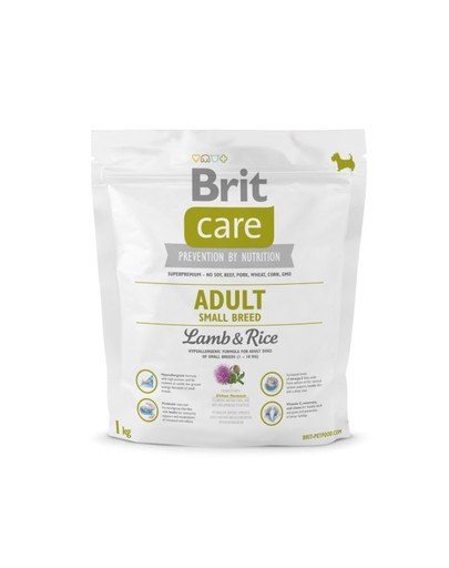 Care Adult Small Breed lamb & rice 1 kg