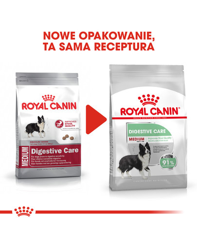 Medium Digestive Care karma sucha dla psów dorosłych, ras średnich o wrażliwym przewodzie pokarmowym 10 kg