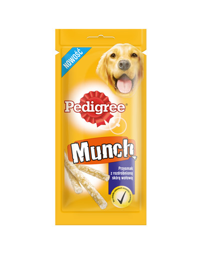 Munch 48g - przysmak dla psów z rozdrobnioną skórą wołową