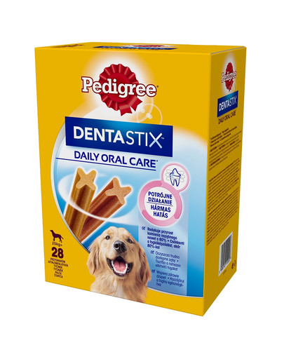 DentaStix (duże rasy) przysmak dentystyczny dla psów 28 szt. - 4x270g