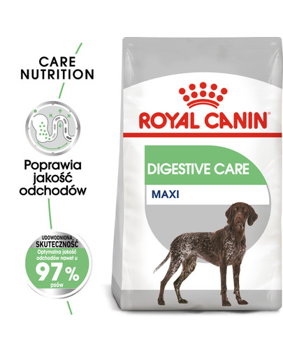 Maxi Digestive Care karma sucha dla psów dorosłych, ras dużych o wrażliwym przewodzie pokarmowym 3 kg