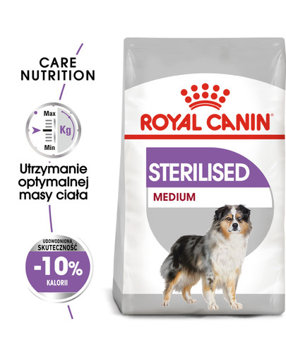 Medium Sterilised karma sucha dla psów dorosłych, ras średnich, sterylizowanych 10 kg
