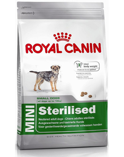 Mini Sterilised 2 kg karma sucha dla psów dorosłych, ras małych, sterylizowanych