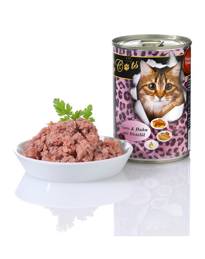 Gęsina i kurczak i olej szafranowy 400 g