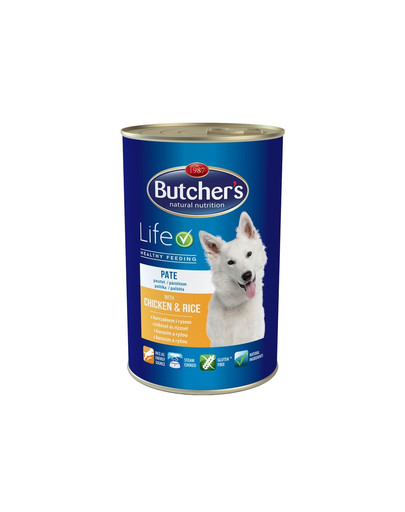 Life z kurczakiem i ryżem pasztet 1200 g