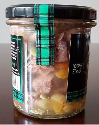 DE LUX Filet ze strusia w słoiku 300 g