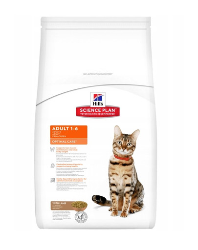 Science Plan Feline Adult Optimal Care Lamb 5 kg