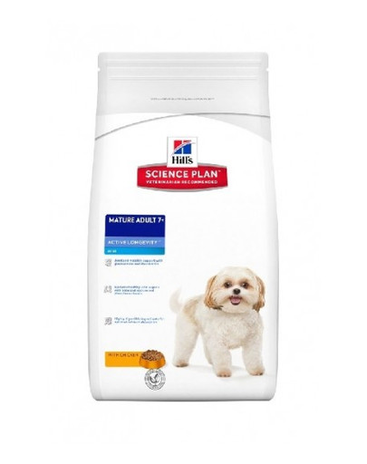 Science Plan Canine mature adult 7+ active longevity mini chicken 1 kg