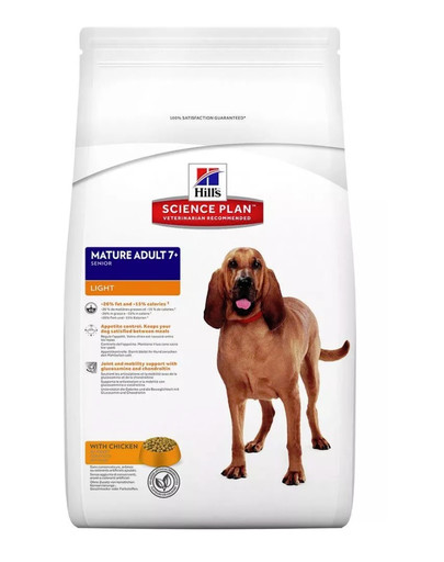 Science Plan Canine Mature Adult 7+ Light Chicken 12 kg
