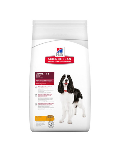 Science Plan Canine Adult Advanced Fitness Large Breed Chicken 12 kg