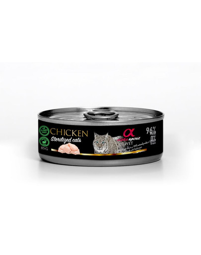 Chicken for sterilised cats Kurczak koty sterylizowane 85 g