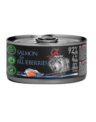 Salmon with blueberry Łosoś z jagodami 150 g x 12 szt.