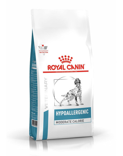 Dog hypoallergenic moderate calorie 7 kg