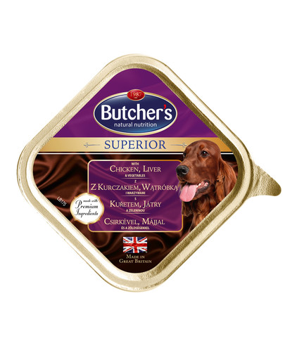 Superior kurczak/wątróbka/warzywa pasztet 150 g