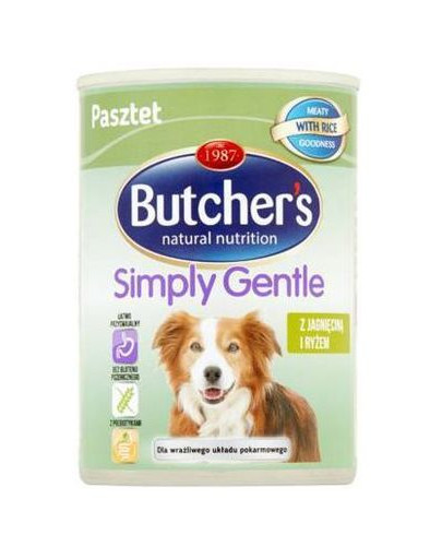 Simply Gentle z indykiem i ryżem 390 g
