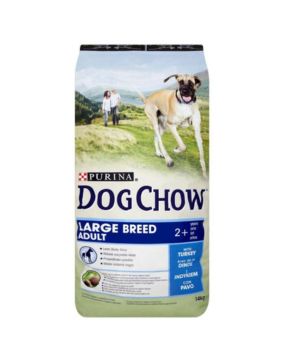 Dog Chow Adult large breed indyk 14 kg