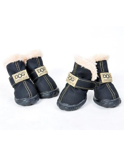 Buty dla psa T3 (5x4cm. wysokość cholewki 8cm) czarne-4szt.
