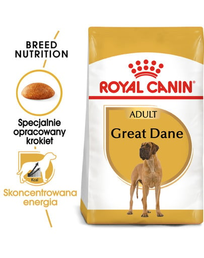 Great Dane Adult karma sucha dla psów dorosłych rasy dog niemiecki 12 kg