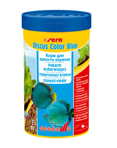 Discus Color Blue 100 ml, granulat - pokarm dla pielęgnic