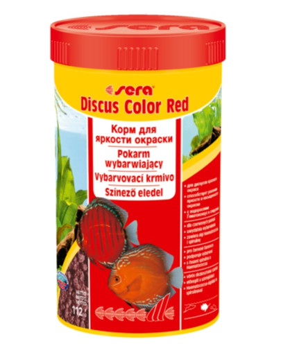 Discus Color Red 100 ml, granulat - pokarm dla pielęgnic