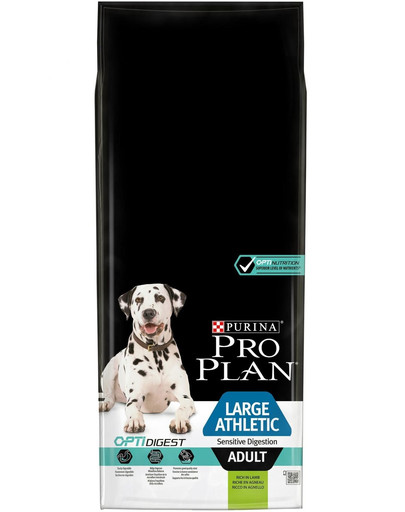 PRO PLAN Large athletic adult sensitive digestion OptiDigest jagnięcina 14 + 2,5 kg