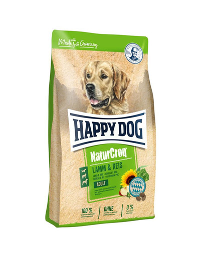 NaturCroq jagnięcina/ryż 15 + 3 kg