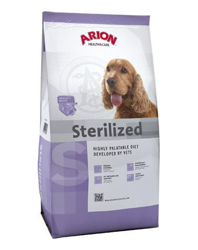 Health&care dog sterilised 12 kg+1 kg GRATIS