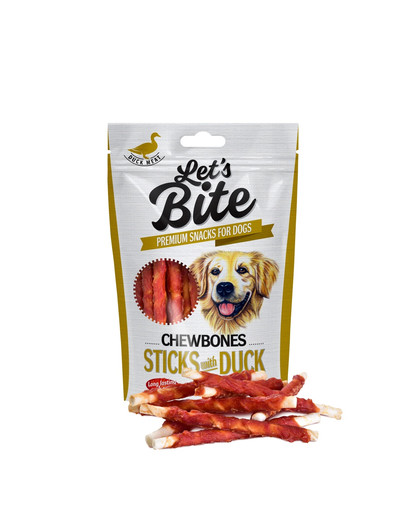 Let's Bite chewbones sticks with duck 300 g