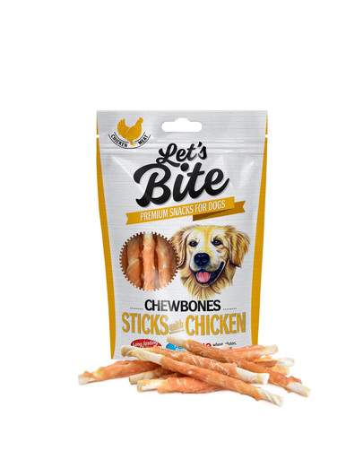 Let's Bite chewbones sticks with chicken 300 g