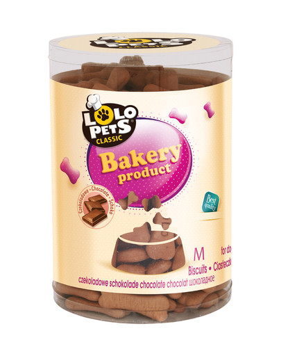 Ciastka dla psa kości M czekoladowe 3 kg