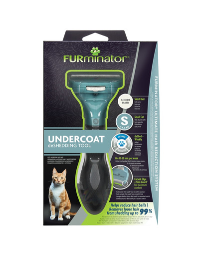 Undercoat deShedding dla kotów krótkowłosych - Small