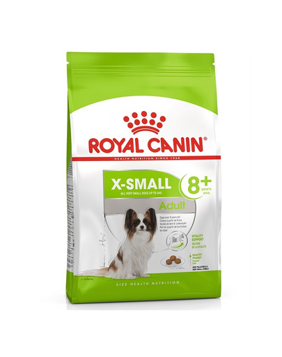 X-Small Adult 8+ 1.5 kg sucha karma dla psów powyżej 8 roku życia, ras bardzo małych