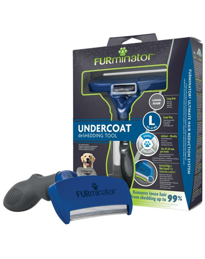 Undercoat deShedding dla psów długowłosych - Large