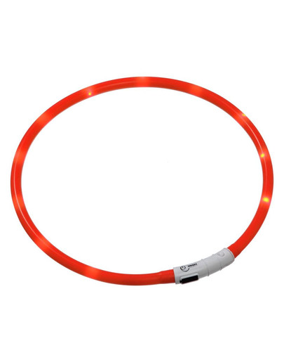 Ledowa obroża dla psa 70 cm pomarańczowa