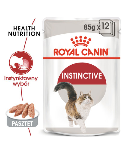 Instinctive pasztet 85 g karma mokra w formie pasztetu dla kotów dorosłych, wybrednych