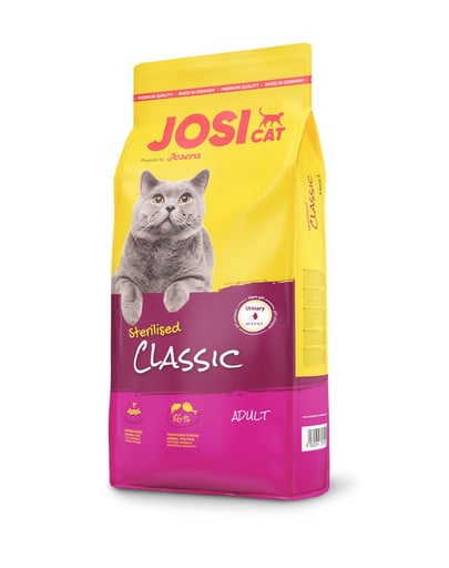 JosiCat Classic Sterilised 18 kg sucha karma dla kotów kastrowanych
