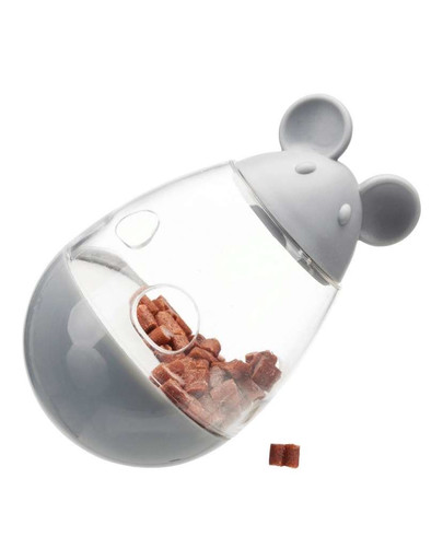 Zabawka na przysmaki mysz plastikowa, Cat Activity Snack 9 cm