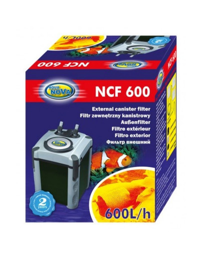 Filtr zewnętrzny Aqua Nova NCF-600 - akwarium do 150l