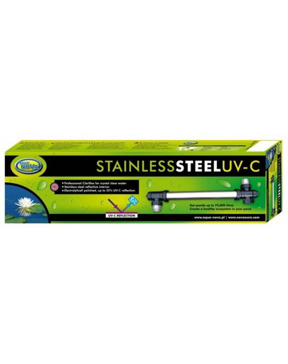 AQUA NOVA Lampa UV NUVC-40 (40W) ze stali nierdzewnej