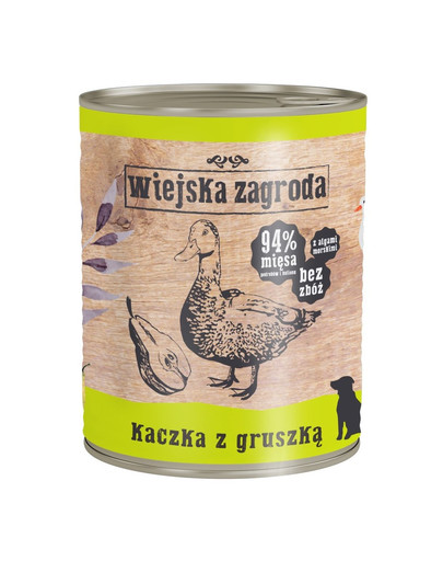 Kaczka z gruszką 800 g bezzbożowa karma dla psa
