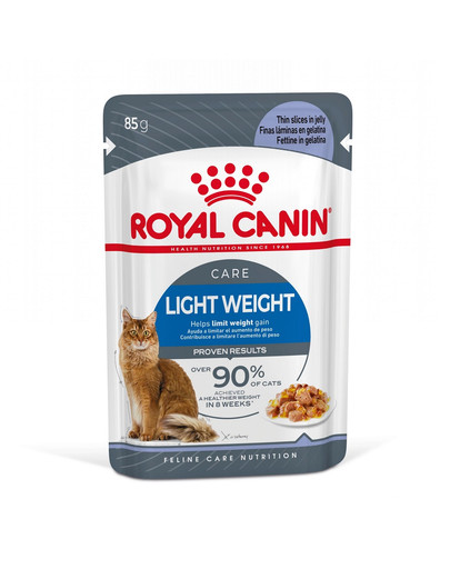 ROYAL CANIN Ultra Light Care w galaretce karma mokra w galaretce dla kotów dorosłych, z tendencją do nadwagi 85 g